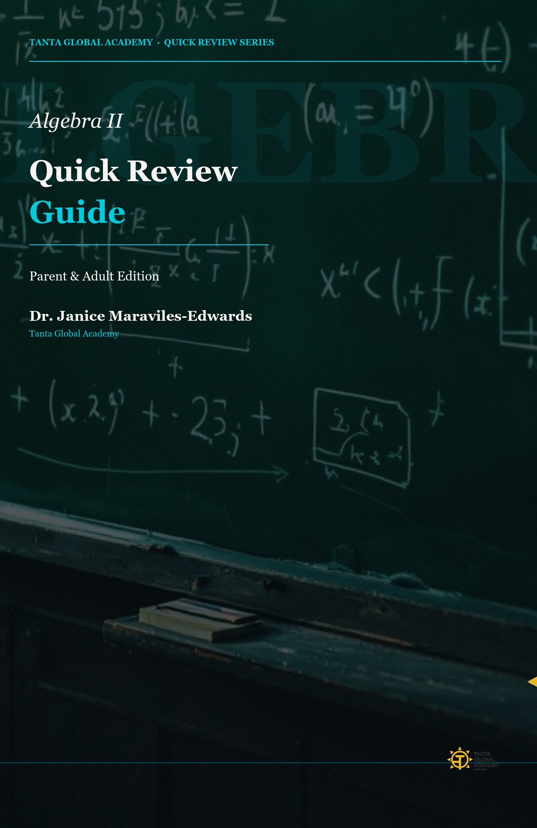 Algebra II Quick Review Guide: Parent and Adult Edition cover